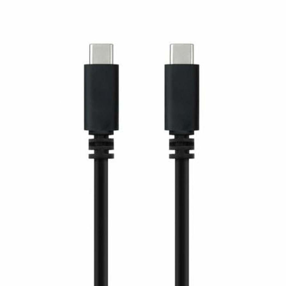 USB Cable NANOCABLE 10.01.2301-L150 Black 1,5 m (1 Unit)