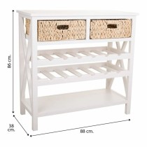 Buffet Alexandra House Living Blanc Corde Bois MDF 86 x 38 x 88 cm