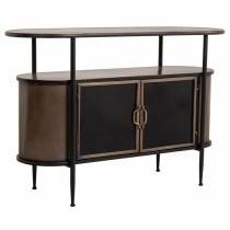 Sideboard Alexandra House Living Brown Metal Glass 42 x 80 x 121 cm