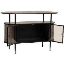 Sideboard Alexandra House Living Brown Metal Glass 42 x 80 x 121 cm