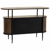 Sideboard Alexandra House Living Brown Metal Glass 42 x 80 x 121 cm