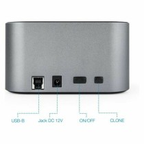 Dual Dock Station TooQ TQDS-805G 2.5"-3.5" HDD/SSD SATA USB 3.0