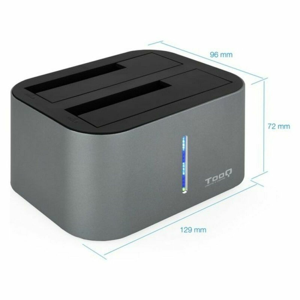 Dual-Dockstation TooQ TQDS-805G 2.5"-3.5" HDD/SSD SATA USB 3.0