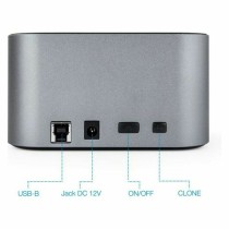 Dock Station Dual TooQ TQDS-805G 2.5"-3.5" HDD/SSD SATA USB 3.0