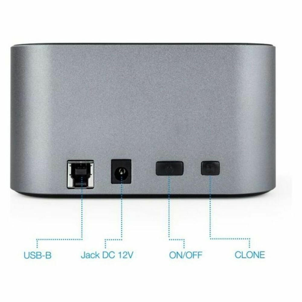 Dual Dock Station TooQ TQDS-805G 2.5"-3.5" HDD/SSD SATA USB 3.0