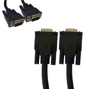 SVGA Cable EDM 51260 Black 1,8 m