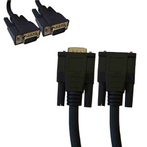 SVGA Cable EDM 51261 Black 1,8 m