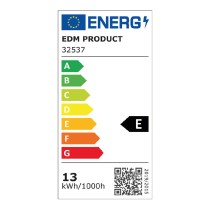 LED-Deckenleuchte EDM 32537 Polypropylen E 15 W 13 W 1250 Lm 1850 lm Weiß Bunt (4000 K)