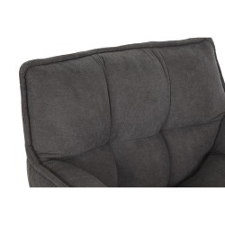 Siège DKD Home Decor Gris Métal 80 x 75 x 82 cm