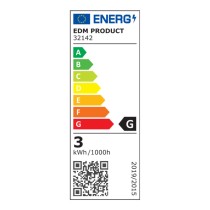 Applique LED EDM 32142 Plastique A G 3 W 60 Lm (4000 K)