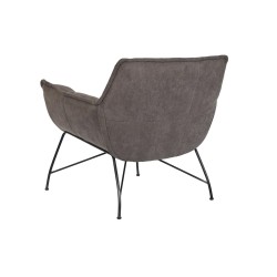 Siège DKD Home Decor Gris Métal 80 x 75 x 82 cm