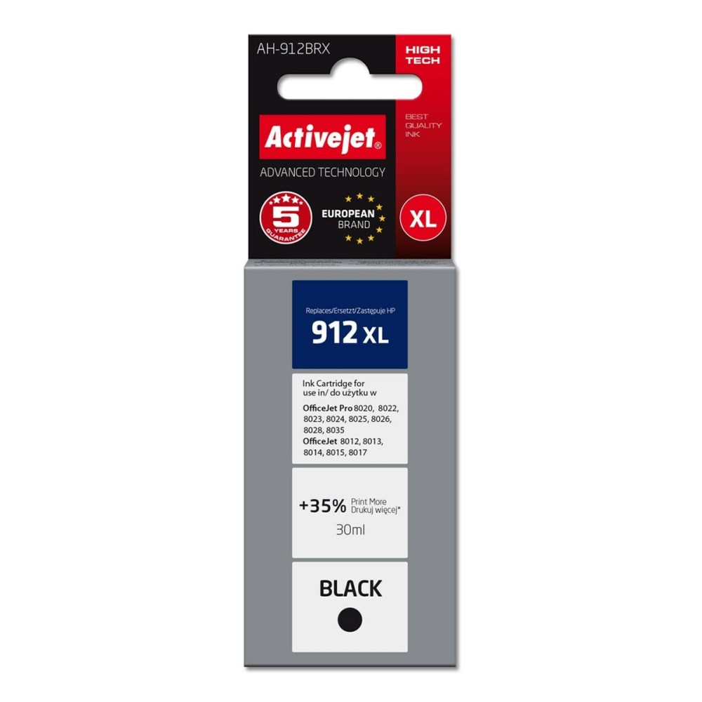 Original Ink Cartridge Activejet AH-912BRX Black