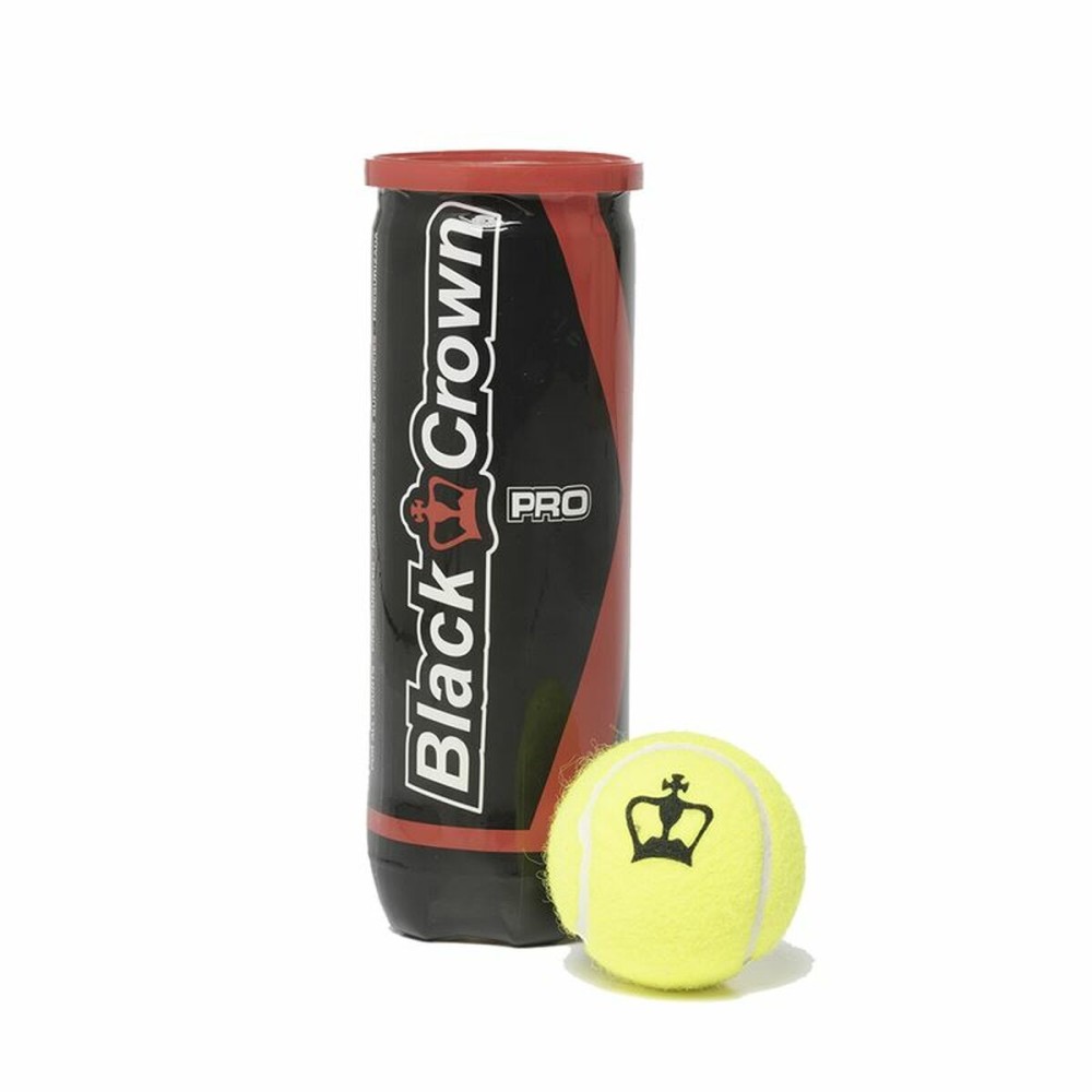 Balles de Tennis Black Crown 1237 3 Pièces