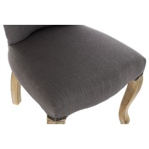 Chaise de Salle à Manger DKD Home Decor 52 x 53 x 103 cm Gris foncé