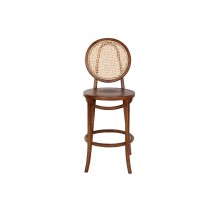 Tabouret DKD Home Decor Marron Brun foncé 43 x 43 x 108 cm