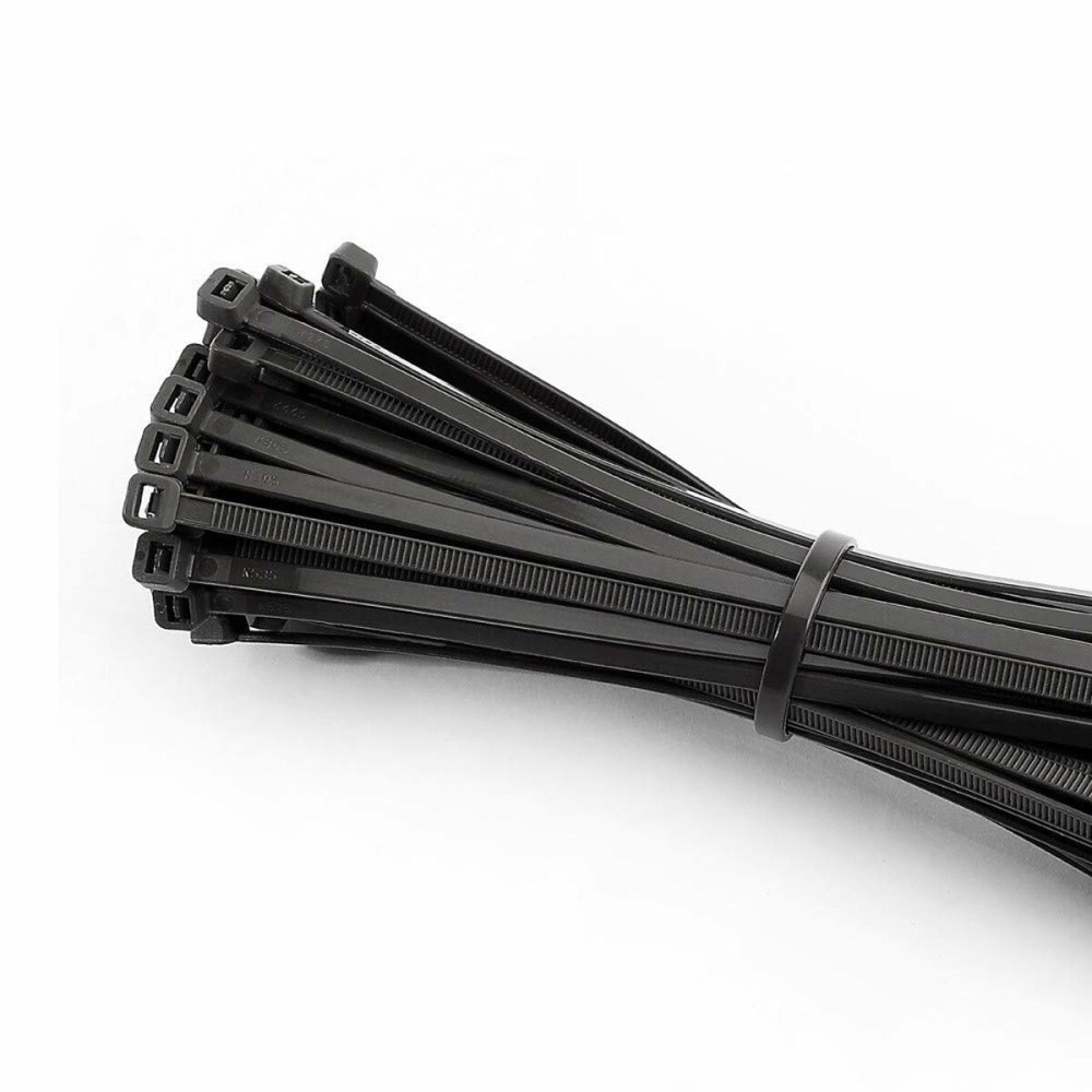 Nylon Cable Ties EDM 48411 Black (100 Units)