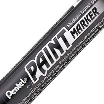 Marqueur permanent Pentel Noir 12 Pièces