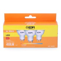 Pack de 3 ampoules LED EDM 98208 F 5 W 45 W GU10 450 lm Ø 5 x 5,5 cm (3200 K)