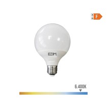 Lampe LED EDM 98802 F 100 W 15 W E27 1521 Lm Ø 12,5 x 14 cm (6400 K)