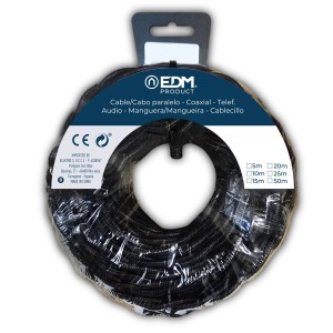 Cable EDM 11997 Black 2 x 1,5 mm 25 m