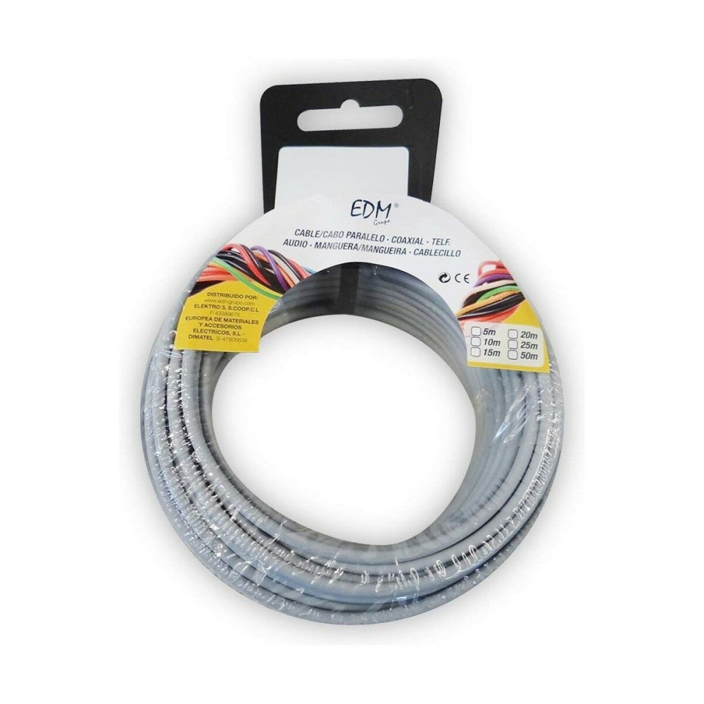 Cable EDM 28424 Grey 1,5 mm 25 m