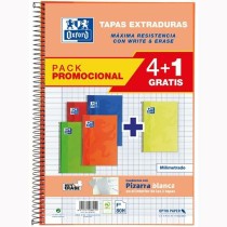 Notebook Oxford Write&Erase Multicolour Din A4 80 Sheets 21,5 x 31,5 cm 5 Pieces