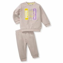 Baby's Tracksuit Puma Smileworld Minicat Brown