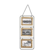 Wall photo frame Atmosphera 3 photos MDF Wood (52 x 22 cm)