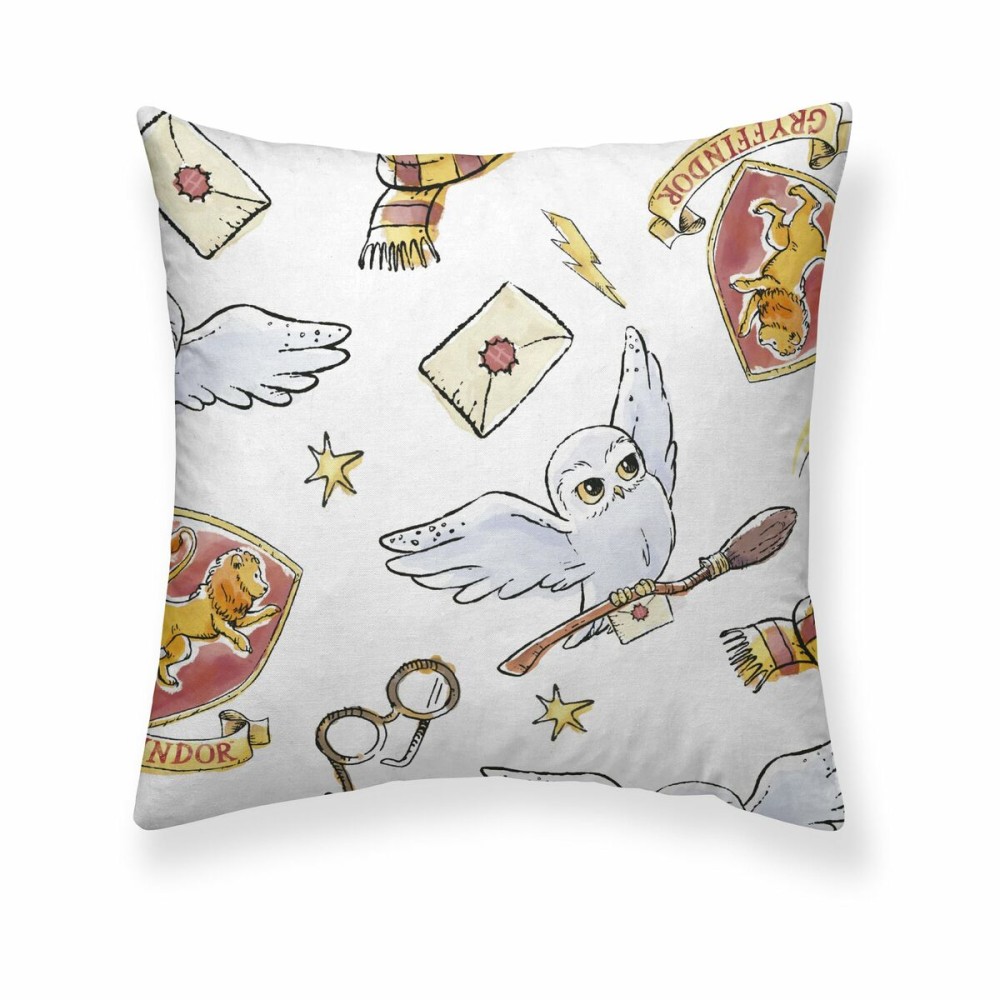 Taie d'oreiller Harry Potter Hedwig Multicouleur 175 Fils 65 x 65 cm