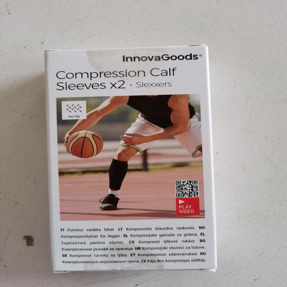 Sports Compression Calf Sleeves Slexxers InnovaGoods 2 Units