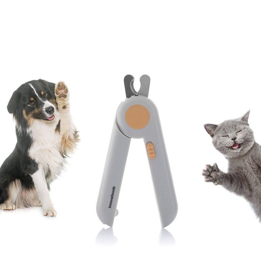 Coupe-griffes avec LED pour Animaux de Compagnie Clipet InnovaGoods