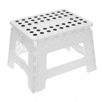 Tabouret Pliant Alexandra House Living Blanc 32 x 22 x 25 cm