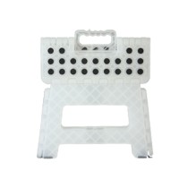 Folding Stool Alexandra House Living White 32 x 22 x 25 cm