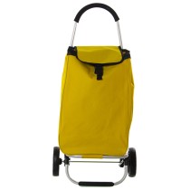 Shopping cart Alexandra House Living Yellow 46 x 98 x 36 cm Polyester