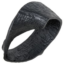 Deko-Figur Alexandra House Living Möbius Strip Schwarz Gold abstrakt 20 x 18 x 11 cm