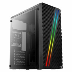 Boîtier ATX semi-tour Aerocool Streak RGB USB 3.0 Noir