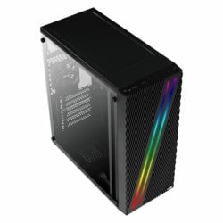 Boîtier ATX semi-tour Aerocool Streak RGB USB 3.0 Noir