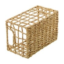 Korbsatz Alexandra House Living Braun Holz Rattan Naturfaser 43 x 56 x 36 cm 6 Stücke