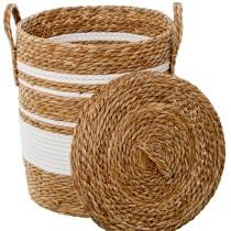 Lot de paniers Alexandra House Living Marron Bois Rotin Fibre naturelle 42 x 48 x 42 cm 6 Pièces