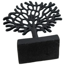 Figurine Décorative Alexandra House Living Noir Arbre 17 x 17 x 7 cm