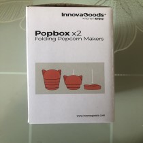 Bols à Pop-corn Pliables en Silicone Popbox InnovaGoods (Pack de 2)