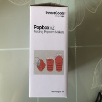 Bols à Pop-corn Pliables en Silicone Popbox InnovaGoods (Pack de 2)