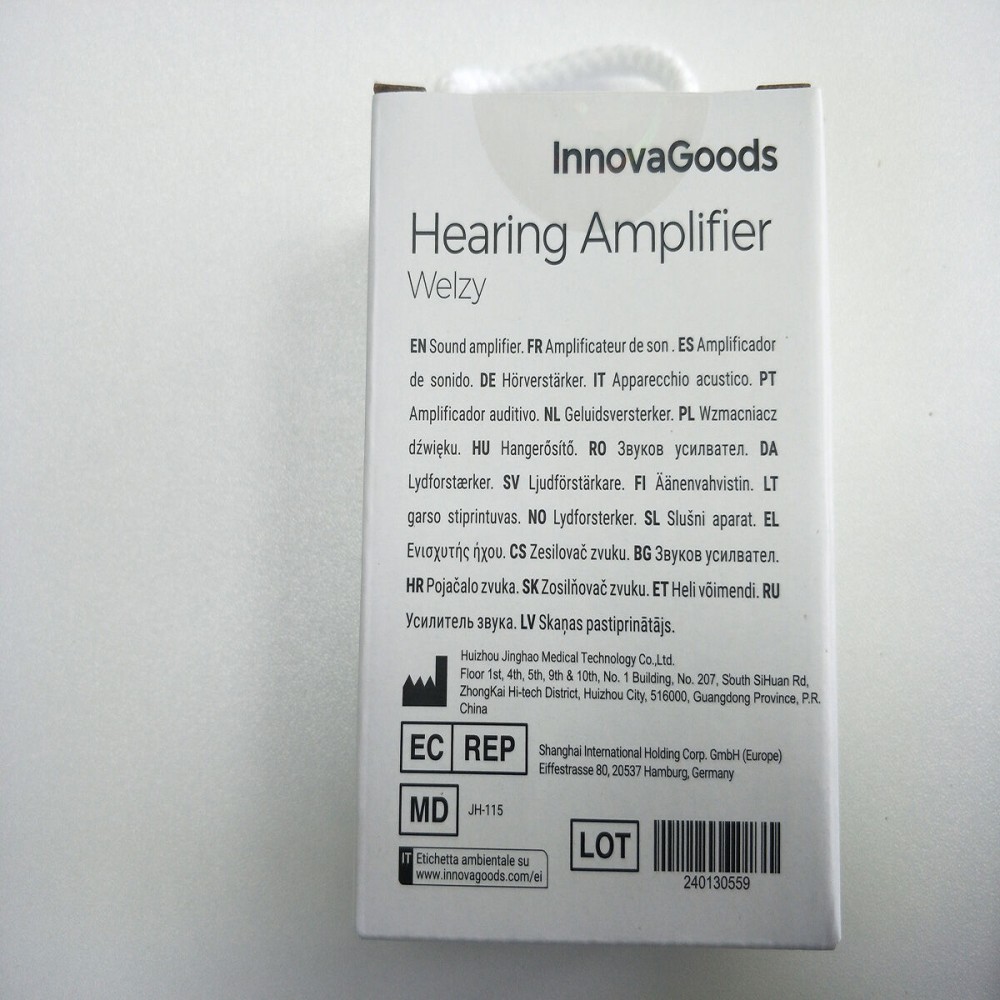 BTE Hearing Amplifier with Accessories Welzy InnovaGoods 1 Unit