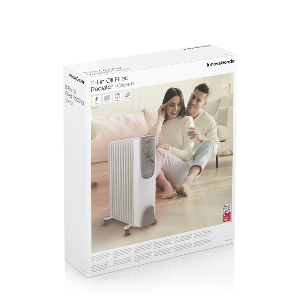 Radiateur à Huile Oileven InnovaGoods 2500 W (11 modules)