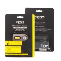 Lanterne LED pour la Tête EDM 36416 Noir 5 W