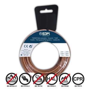 Parallel Interface Cable EDM 28507 28507 Brown 50 m