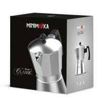 Italian Coffee Pot Taurus KCP9009 9T Silver Aluminium 9 Cups