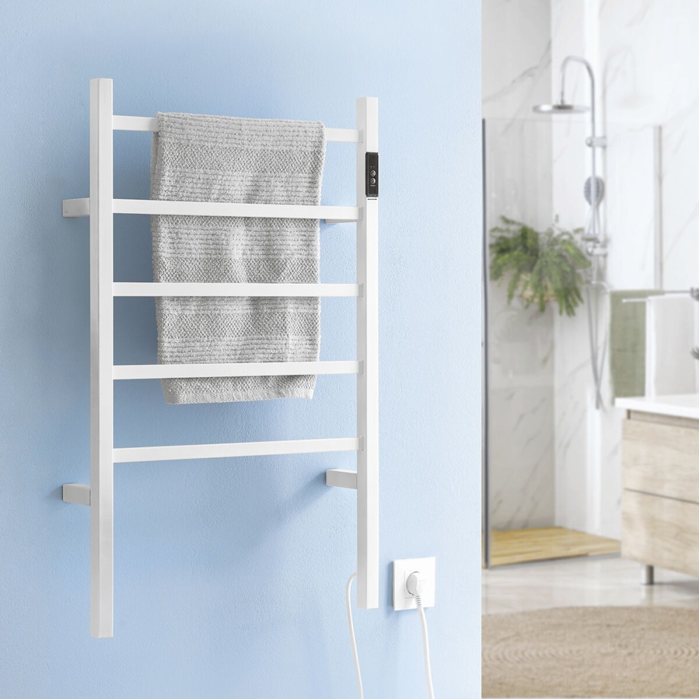 Electric Wall or Floor Towel Rail Racwel InnovaGoods