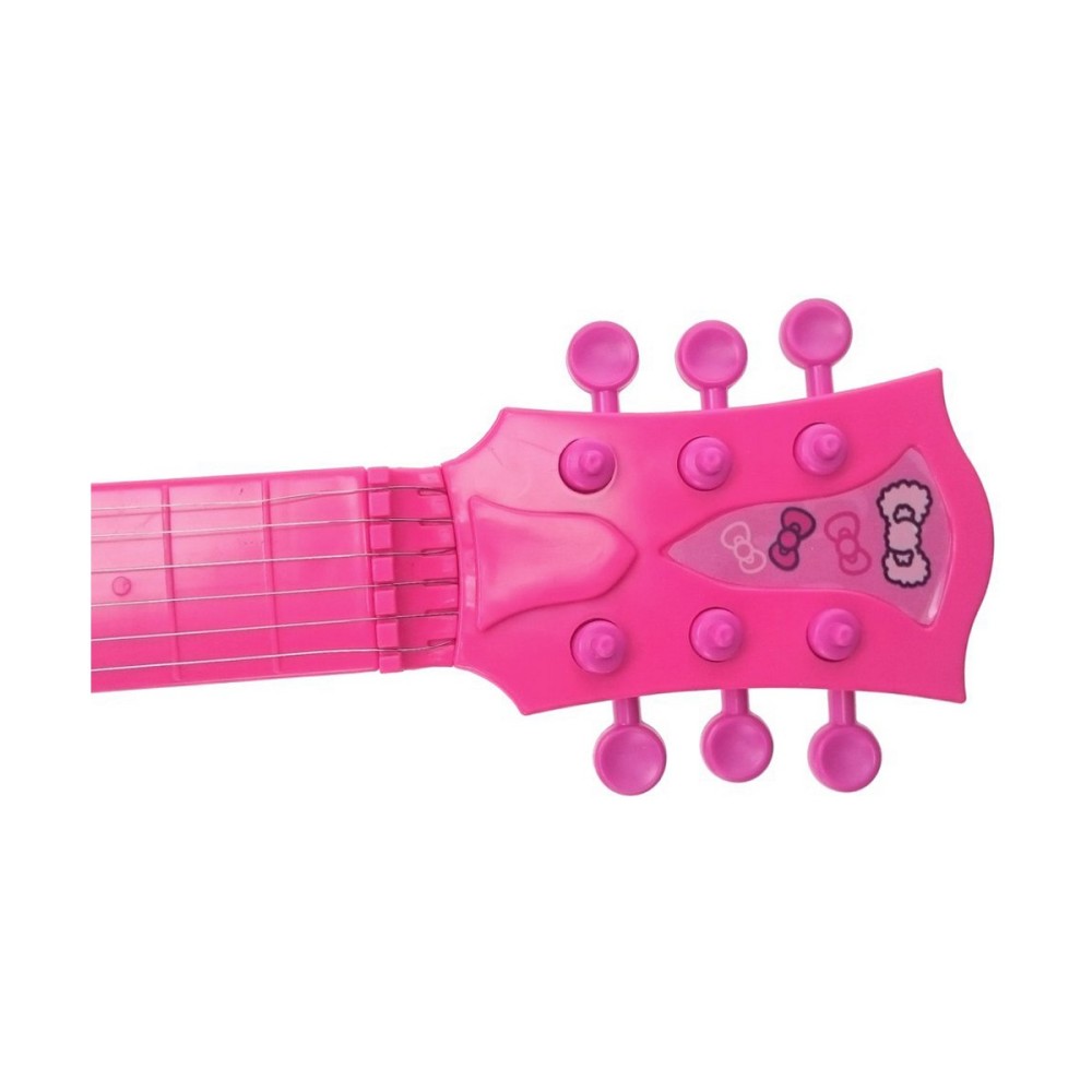 Guitare pour Enfant Hello Kitty Électronique Microphone Rose