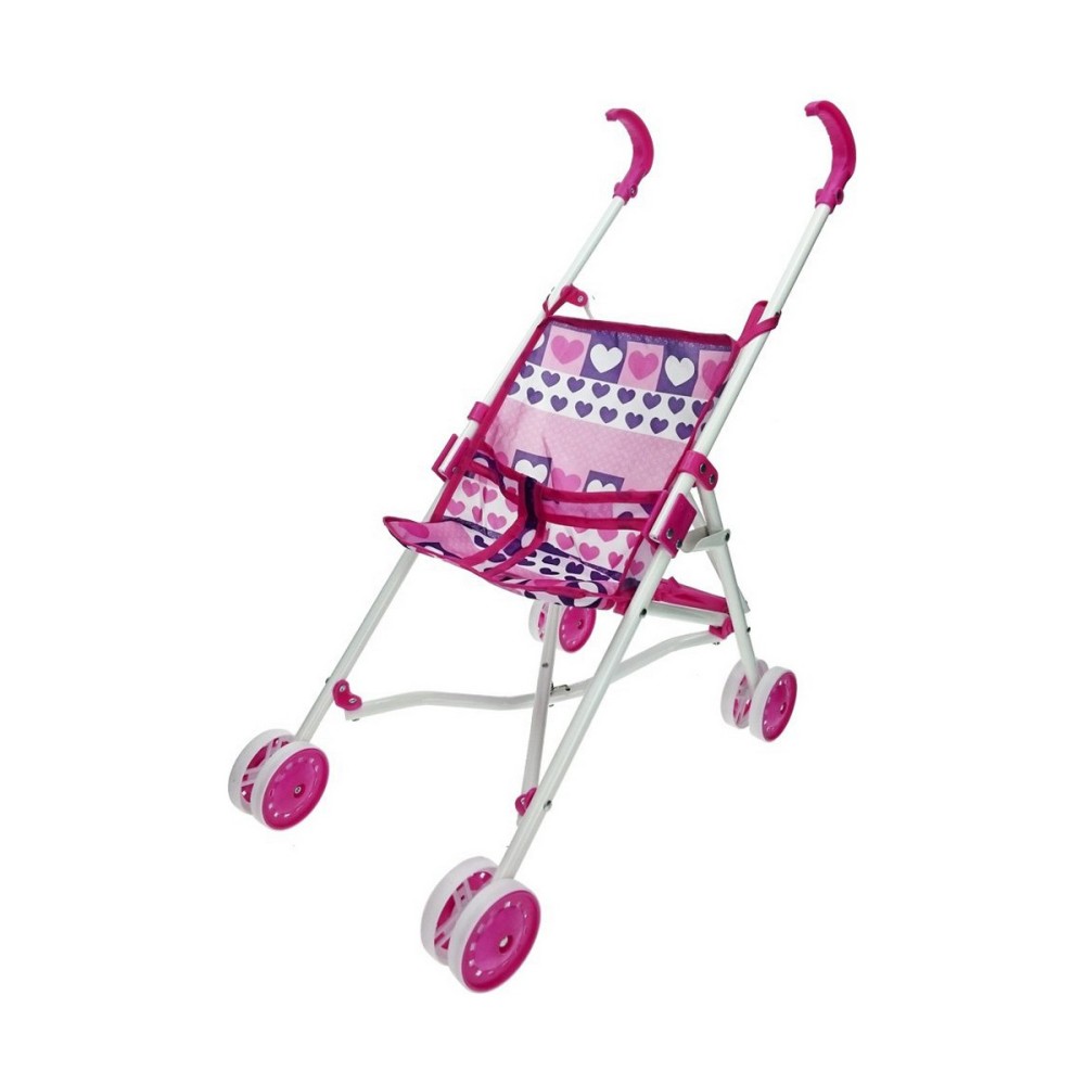 Doll Stroller Reig Blue Pink Foldable 25,5 x 41,5 x 55,5 cm